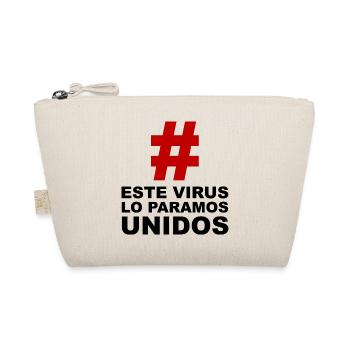 Wir stoppen dieses Virus gemeinsam - Bio-Täschchen - Natur - Vorne