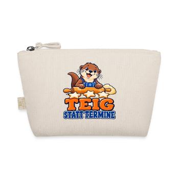 Teig statt Termine – Back-Otter mit Plätzchen - Bio-Täschchen - Natur - Vorne