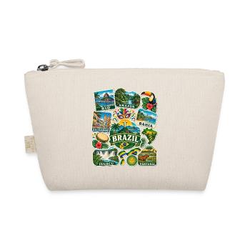 Brasilien Reisesticker - Bio-Täschchen - Natur - Vorne