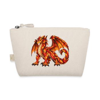 Majestätischer Herbstlaubdrache – Fantasy Drache - Bio-Täschchen - Natur - Vorne