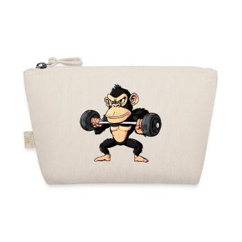 Affen Gym Fitness - Bio-Täschchen - Natur - Vorne