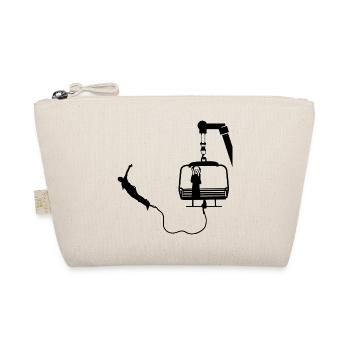  Bungee Jumper Geschenkidee, Bungy Jumps, Bungee - Bio-Täschchen - Natur - Vorne