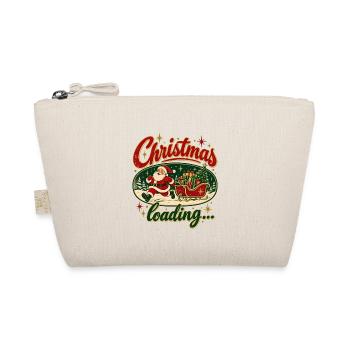 Christmas Loading Funny Santa Holiday Gaming Style - Bio-Täschchen - Natur - Vorne