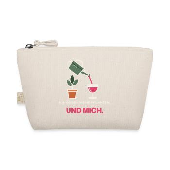 Ich gieße Pflanzen Und Mich - Bio-Täschchen - Natur - Vorne