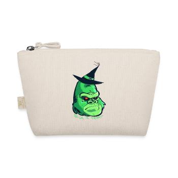 Halloween-Zombie-Gorilla - Bio-Täschchen - Natur - Vorne