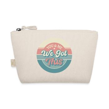 You & Me – We Got This Retro Liebe - Bio-Täschchen - Natur - Vorne