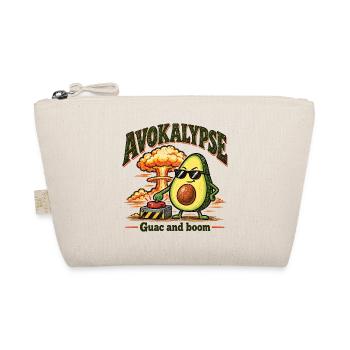 Avocado Apokalypse Guacamole Boom Essen Wortspiel Humor - Bio-Täschchen - Natur - Vorne