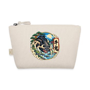 Ushi-Oni als japanischer Rinderdämon - Bio-Täschchen - Natur - Vorne