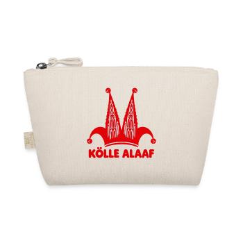 Kölle Alaaf Narrenkappe Kölner Dom Karneval - Bio-Täschchen - Natur - Vorne