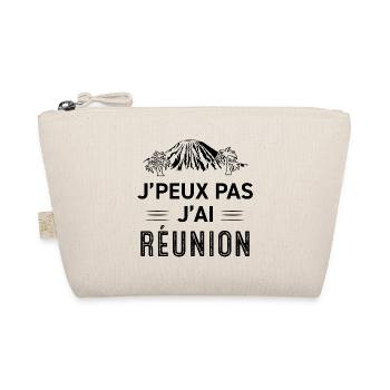 J peut pas j ai reunion t-shirt cadeau humor - Bio-Täschchen - Natur - Vorne