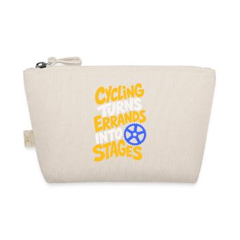 Radfahren – Cycling Turns Errands into Stages - Bio-Täschchen - Natur - Vorne