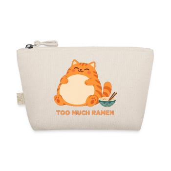 Zu Viel Ramen Lustige Gamer Katze Anime Kawaii - Bio-Täschchen - Natur - Vorne
