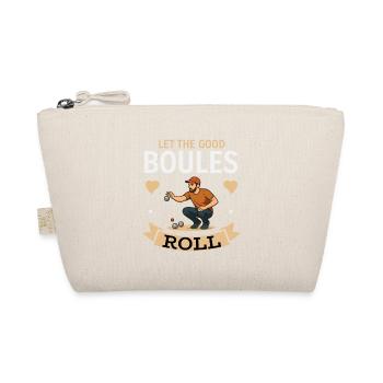 Let The Good Boules Roll – Boule Spieler - Bio-Täschchen - Natur - Vorne