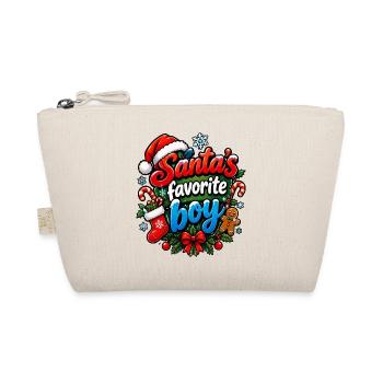 Santa's Lieblingsboy - Bio-Täschchen - Natur - Vorne
