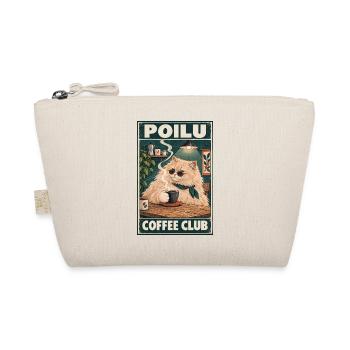 Ginger Cat im Café — Poilu Coffee Club - Bio-Täschchen - Natur - Vorne