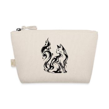 Mystic Flame Cat - Bio-Täschchen - Natur - Vorne