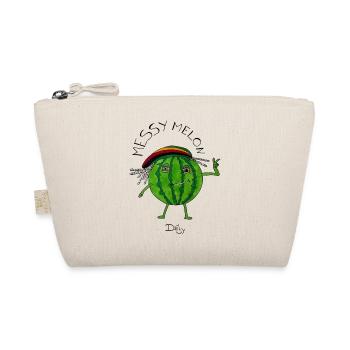 MessyMelon – tiefenentspannte Wassermelone - Bio-Täschchen - Natur - Vorne