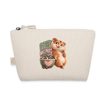 Cheek Investments | Flauschiger Hamster - Bio-Täschchen - Natur - Vorne