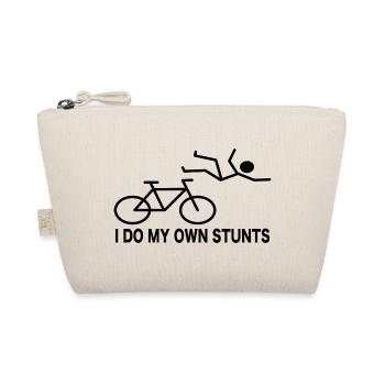 Radfahrer Fahrrad Spruch Humor - Bio-Täschchen - Natur - Vorne
