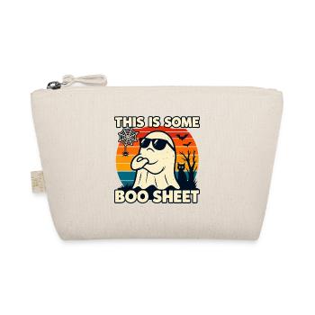 Lustige Halloween-T-Shirts Das ist ein Boo Sheet Ghost - Bio-Täschchen - Natur - Vorne