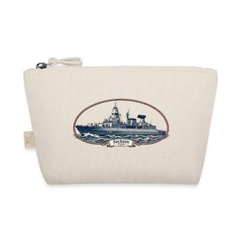 Sachsen F219 – Maritime Vintage-Edition – personal - Bio-Täschchen - Natur - Vorne