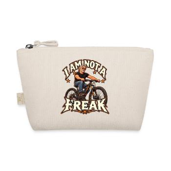 I Am Not a Freak – Bike Rebel - Bio-Täschchen - Natur - Vorne