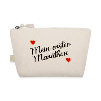 Erster Marathon, Laufen - Bio-Täschchen - Natur - Vorne