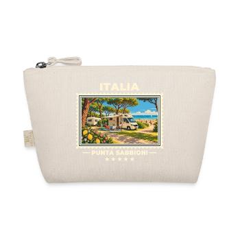 Italien Punta Sabbioni Camping Vintage Reisemarke - Bio-Täschchen - Natur - Vorne