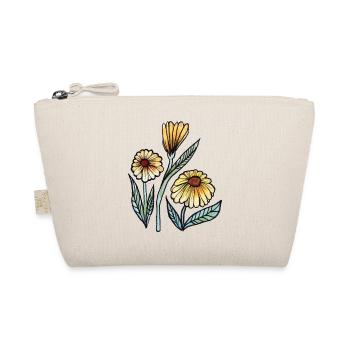 Daisy Meadow Aquarellblüte - Bio-Täschchen - Natur - Vorne