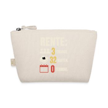 Rente 3 Freunde 32 Karten 0 Termine – Skat - Bio-Täschchen - Natur - Vorne
