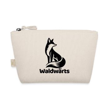 Waldwärts – Fuchs Waldliebe Naturmotiv - Bio-Täschchen - Natur - Vorne