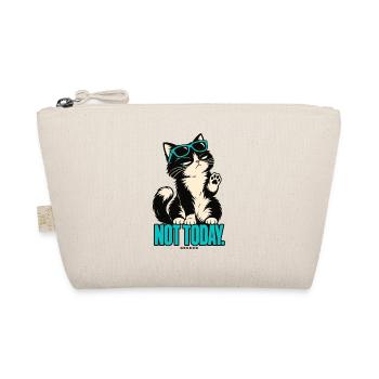 Not Today – Eigenwillige Katze | ODDROO - Bio-Täschchen - Natur - Vorne