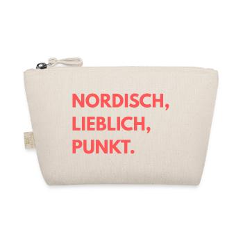Auf den Punkt PINK - Bio-Täschchen - Natur - Vorne