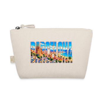 Barcelona-33cm - Bio-Täschchen - Natur - Vorne