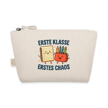 Geschenk für Lehrerin zum ersten Schuljahr - Bio-Täschchen - Natur - Vorne