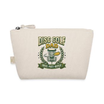Disc Golf Dad Drive Putt Repeat - Bio-Täschchen - Natur - Vorne
