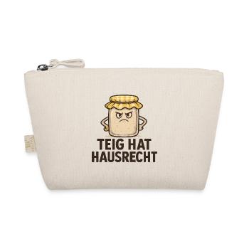 Geschenk für Sauerteig-Anfänger mit Humor - Bio-Täschchen - Natur - Vorne