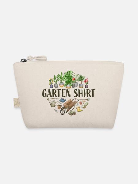 Garten Shirt - Bio-Täschchen - Natur