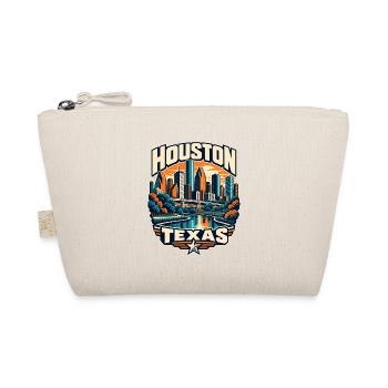 Houston Texas Skyline Retro - Bio-Täschchen - Natur - Vorne