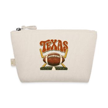Texas Football Vintage Logo - Bio-Täschchen - Natur - Vorne