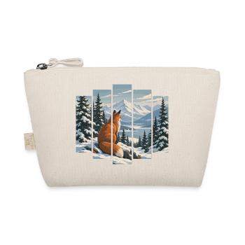 Fuchs im Winterwald - Verschneite Berglandschaft - Bio-Täschchen - Natur - Vorne