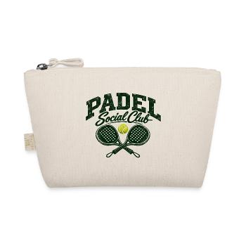 Padel Social Club – Vintage Padel Tennis - Bio-Täschchen - Natur - Vorne