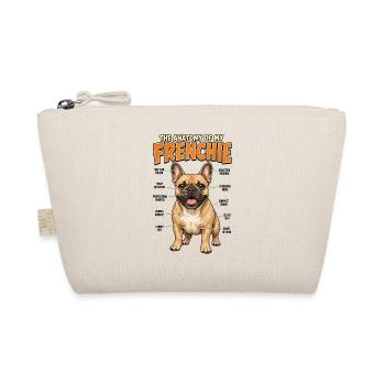 Hunde Hundehalter Französische Bulldogge Geschenk - Bio-Täschchen - Natur - Vorne