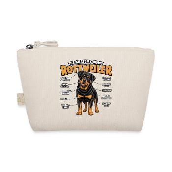 Rottweiler Hundehalter T für Rottweiler Hunde - Bio-Täschchen - Natur - Vorne