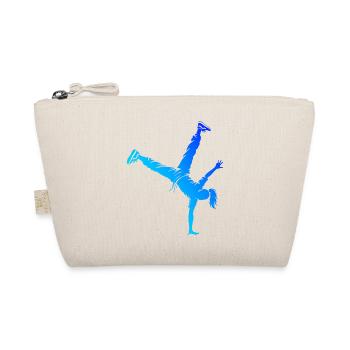 Geschenkidee für die Hip-Hop-Tänzerin mit B-Boying - Bio-Täschchen - Natur - Vorne