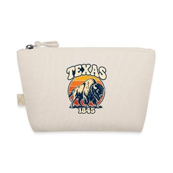 Texas Bison Sunset 1845 - Bio-Täschchen - Natur - Vorne