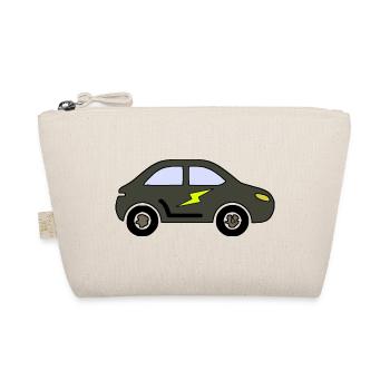 Blitzauto Silhouette - Bio-Täschchen - Natur - Vorne