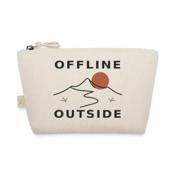 Offline Outside – Berge & Natur - Bio-Täschchen - Natur - Vorne