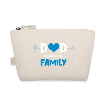 Dad – The Heart Of The Family – Vatertag - Bio-Täschchen - Natur - Vorne