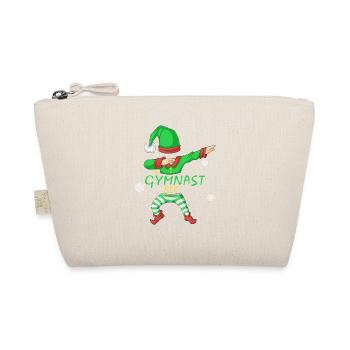 Turner-Elfen-Familie passendes Weihnachtsshirt - Bio-Täschchen - Natur - Vorne